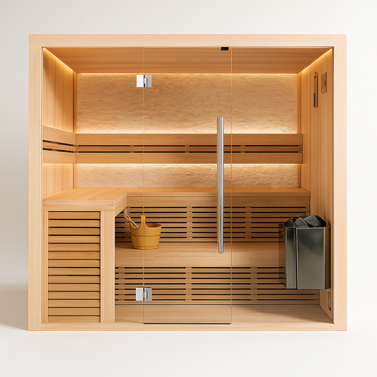 LumiTherm Alta Glass Sauna